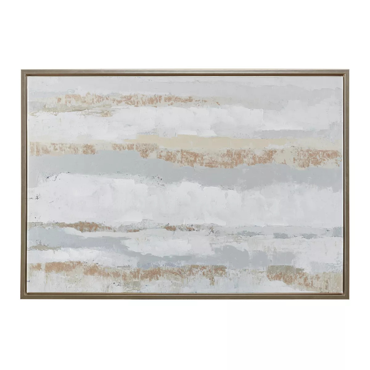 Madison Park Strato Gold Foil Hand Embellished Abstract Framed Canvas Wall Art | Kohl's