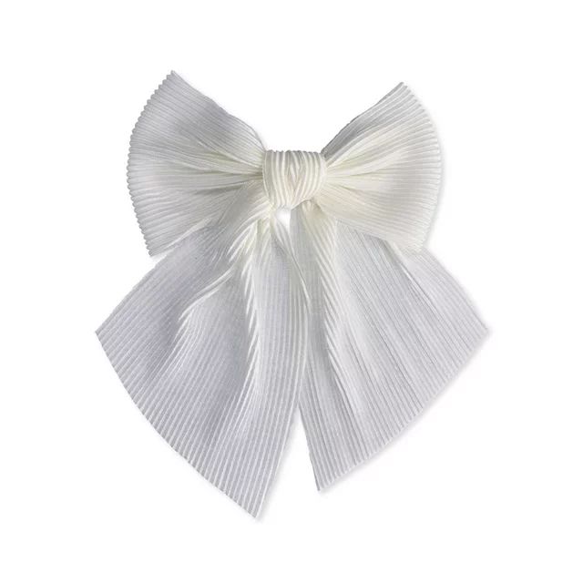 Time and Tu Women's Pleated Bow Barrette | Walmart (US)