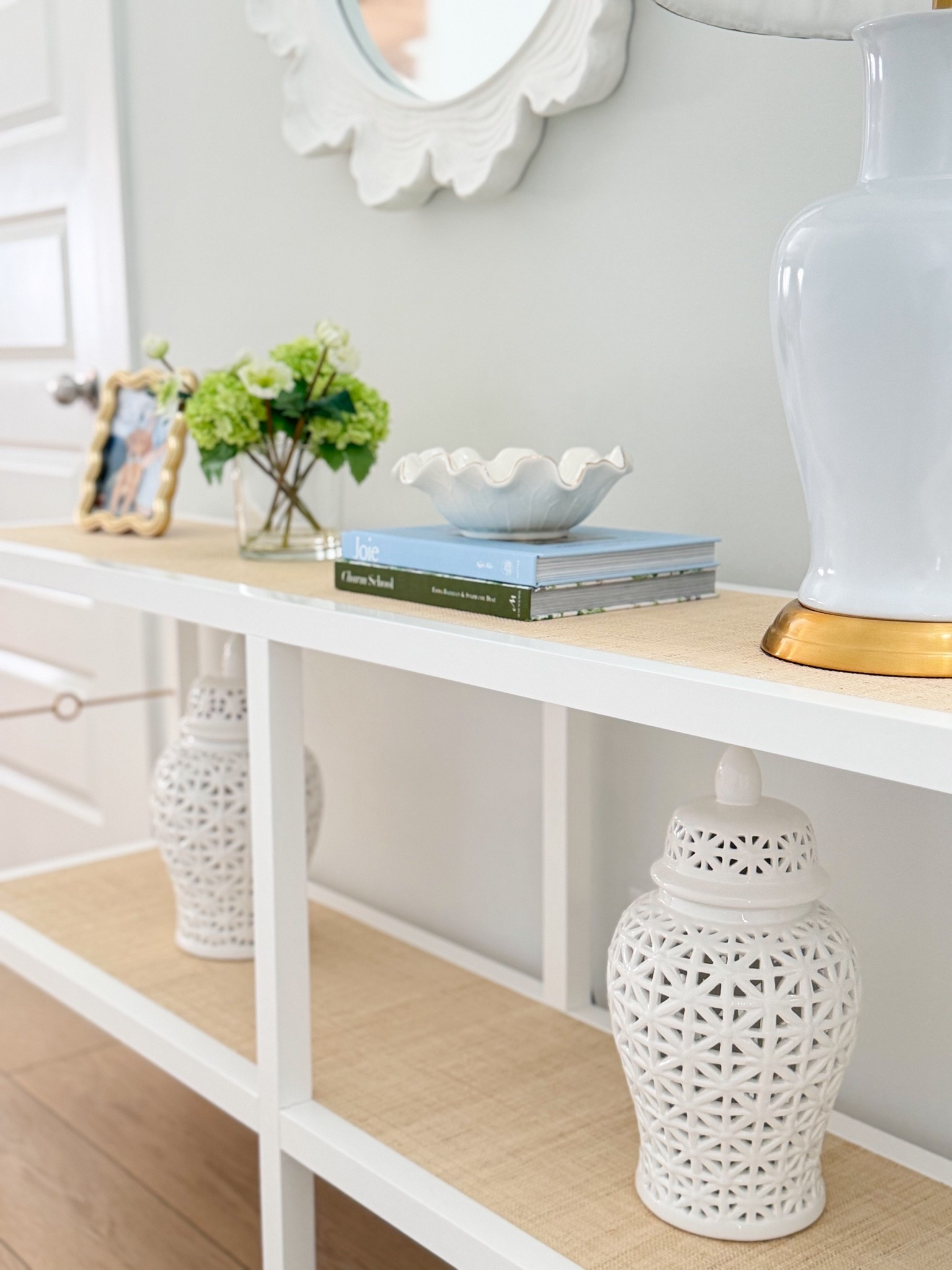 Pieces I styled my console table with that are from Wayfair! 

Wayfair decor, ginger jars, entryway table, coastal home, classic coastal home, classic style, coastal style

#LTKHome