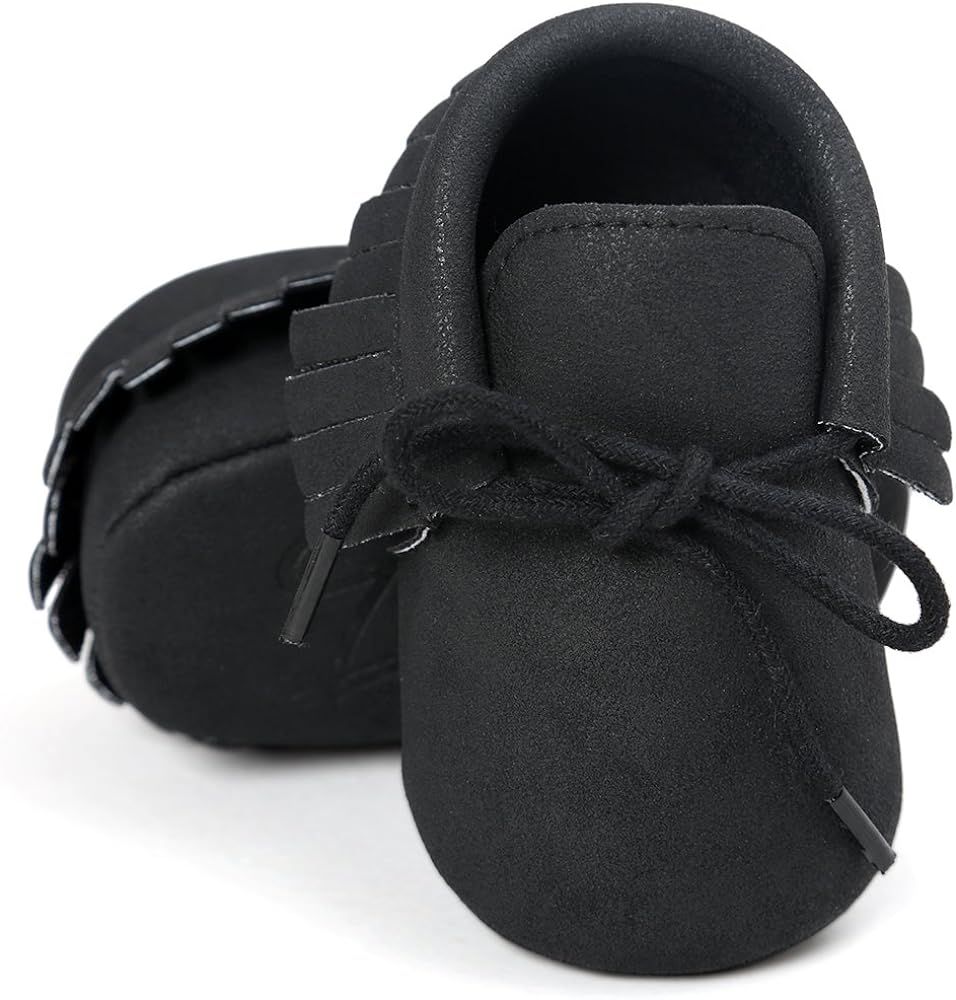 Baby Boys Girls Moccasins Sneakers Soft Sole Tassels Prewalker Anti-Slip Shoes | Amazon (US)