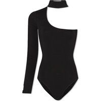 GAÏA GAÏA Women's One Shoulder Bodysuit in Jet Black, Size Large | END. Clothing | End Clothing (US & RoW)