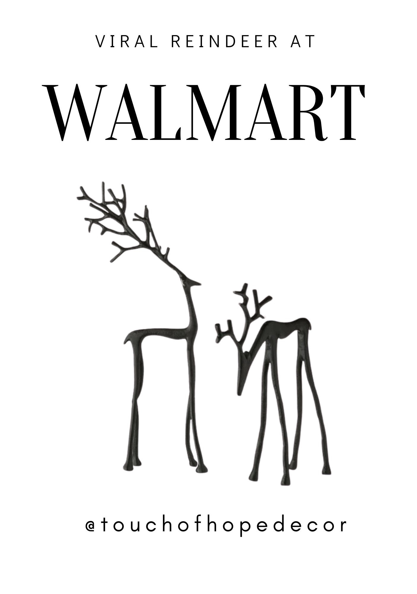 Get them before they’re gone! These viral reindeer are just a fraction of the Pottery Barn price, and they’re sure to sell out fast!

Walmart, viral, Christmas decor

#LTKSeasonal