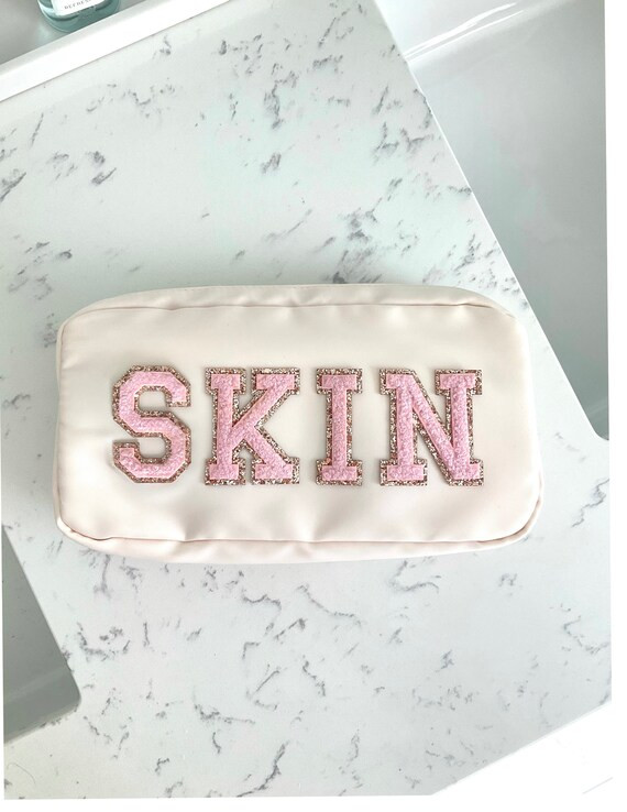 Medium Personalized Nylon Makeup Travel Pouch | Etsy | Etsy (US)