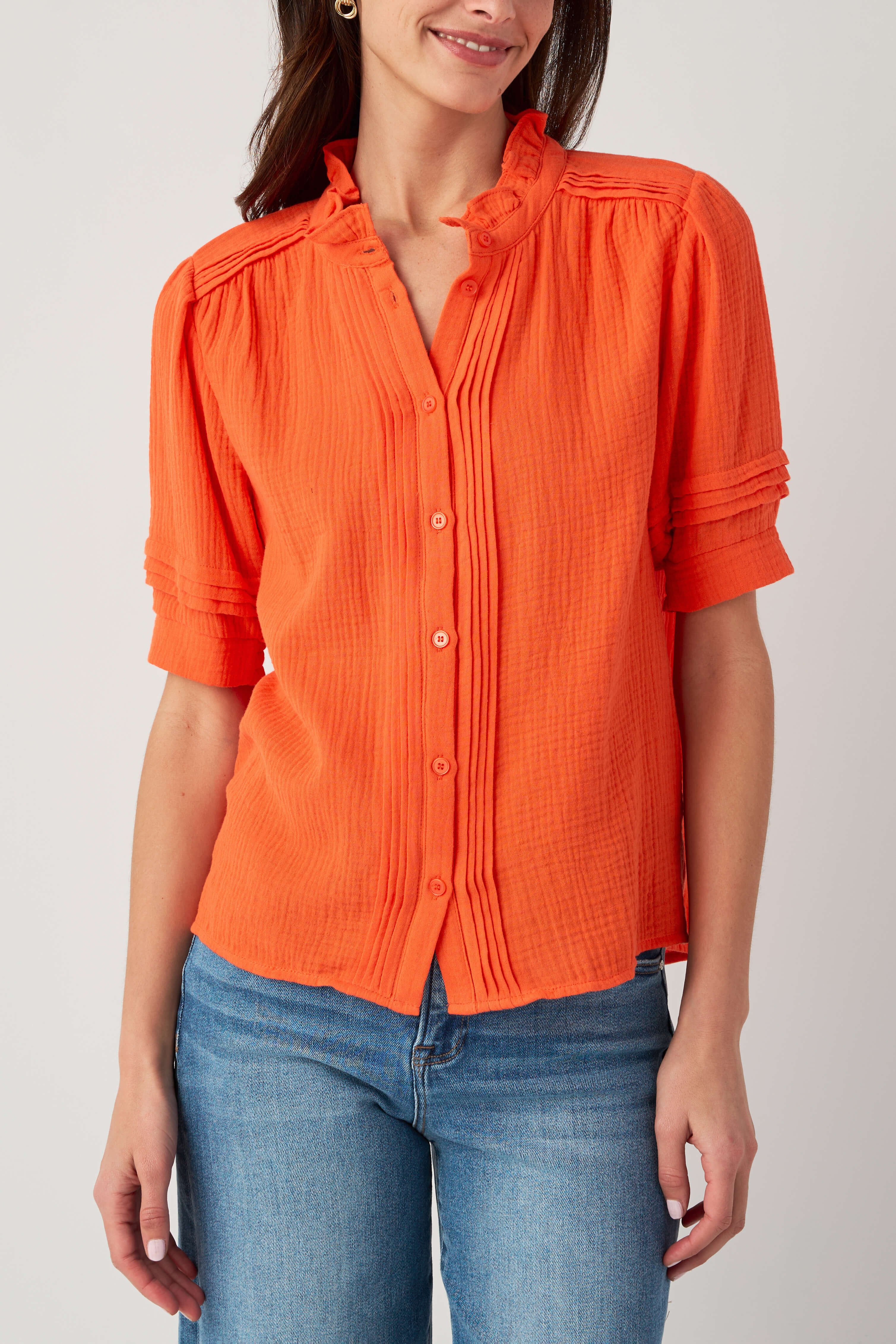 Fate Gauze Short Sleeve Top | Social Threads