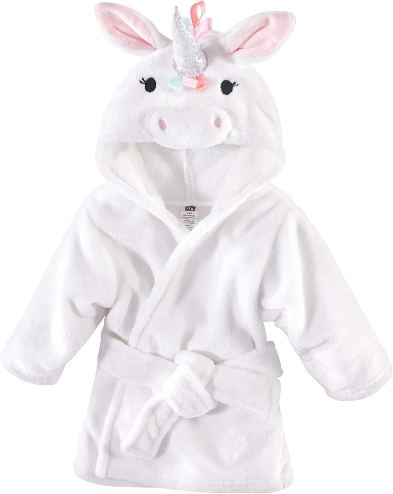 Hudson Baby Unisex Baby Plush Animal Face Bathrobe | Amazon (US)