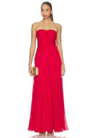 Elea Asymmetrical Pleated Gown
                    
                    AMUR | Revolve Clothing (Global)