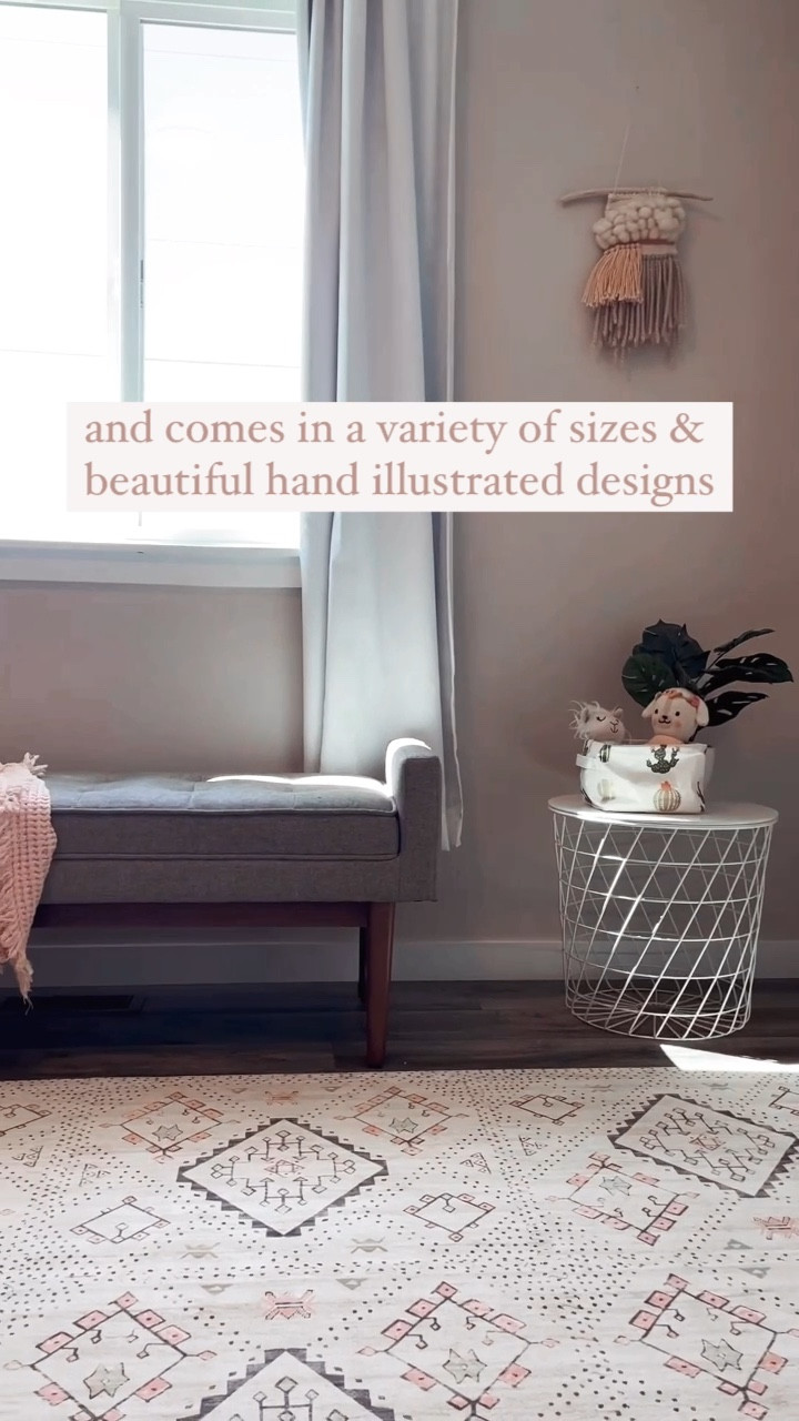 The Little Nomad Play Mat from @houseofnoa_ has by far been our favorite play room purchase! We bought ours in the Ula print which is a hand-illustrated design inspired by vintage Moroccan rugs.

It was super simple to put together and was the perfect soft surface for my little ones to play on! While they look like an heirloom rug (there are tons of stylish, modern options), it’s made of a nontoxic, easy to clean, foam material. 

This piece is the perfect foundation to style a playroom or child’s bedroom around and you don’t have to compromise style for functionality.

In fact, most of the designs would be beautiful  anywhere in the home. They even have standing mats for the kitchen, home office, laundry room and more!

#modernplayroom #playroomdecor #cozyhome #playroom #kidsroomdecor #homedecor #modernhome #modernapartment #moderndecor #playmat #rug 

#LTKKids #LTKHome #LTKBaby