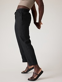 Retreat Linen High Rise Ankle Pant | Athleta