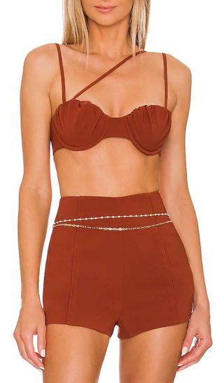 Amirah Body Chain in Gold | Revolve Clothing (Global)