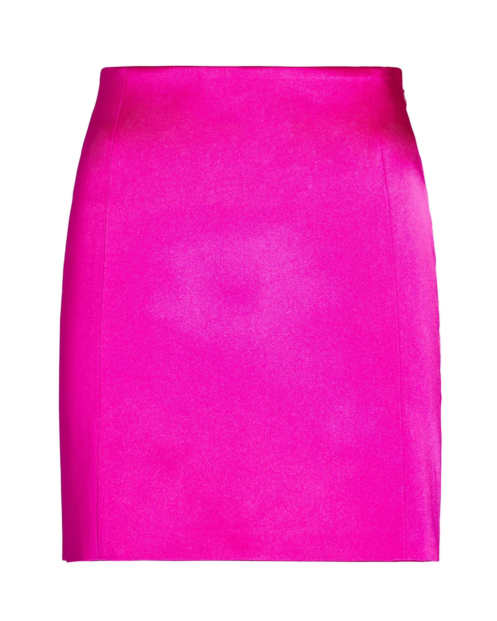 Seamed Satin Mini Skirt | INTERMIX