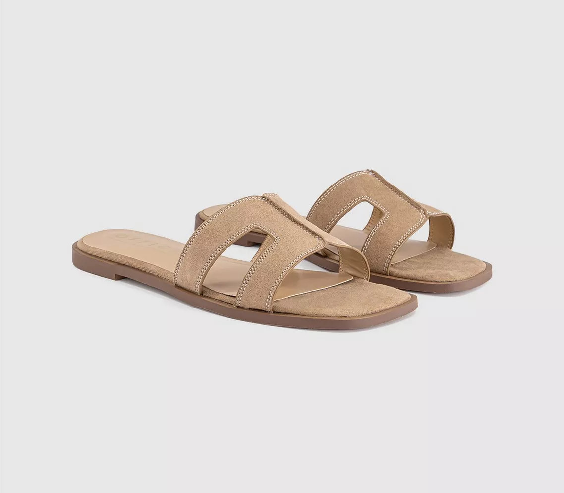 Slade Cut Out Sliders | Office Shoes (UK)