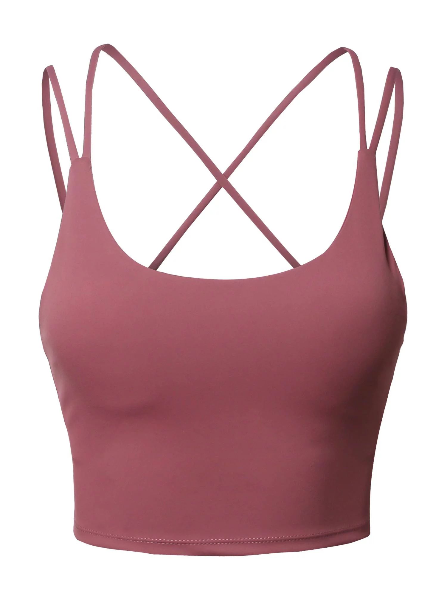 FashionOutfit Women's Daily Sports Bras-Padded High Impact Support Workout Top - Walmart.com | Walmart (US)