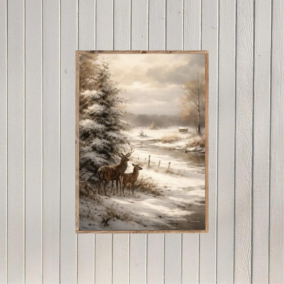 Winter's Tender Pause Canvas Printed Sign - Etsy | Etsy (US)