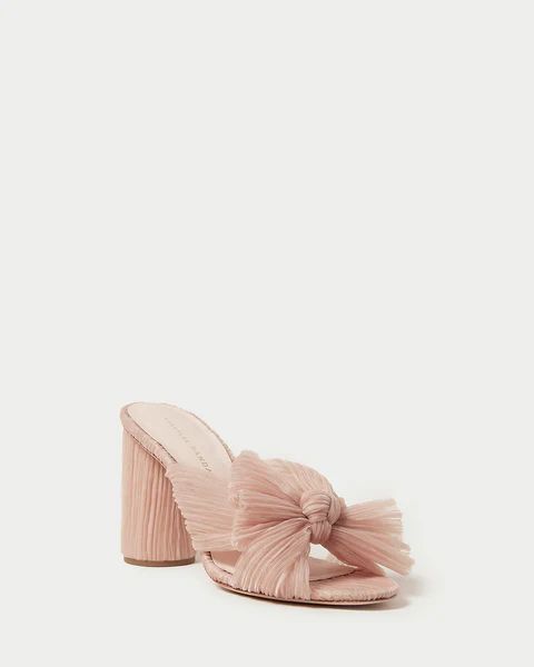 Penny Pleated Bow Heel in Beauty | Over The Moon