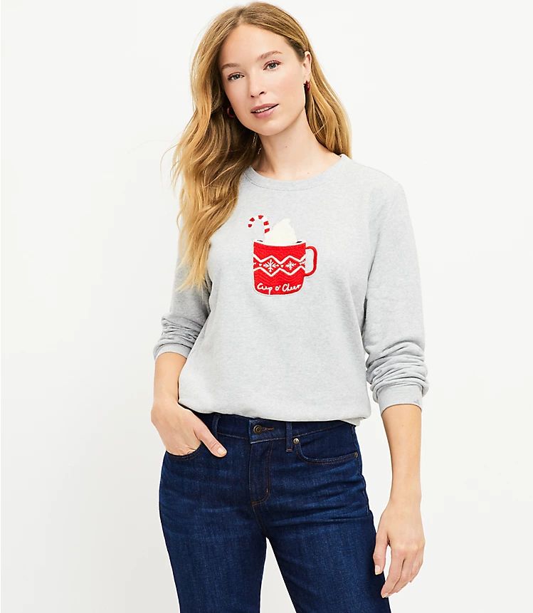 Hot Cocoa Sweatshirt | LOFT