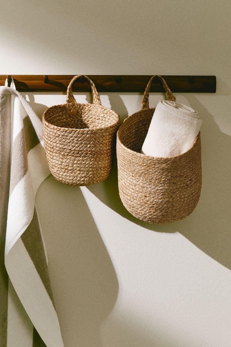 Handmade Wall Storage Basket - Beige - Home All | H&M US | H&M (US + CA)