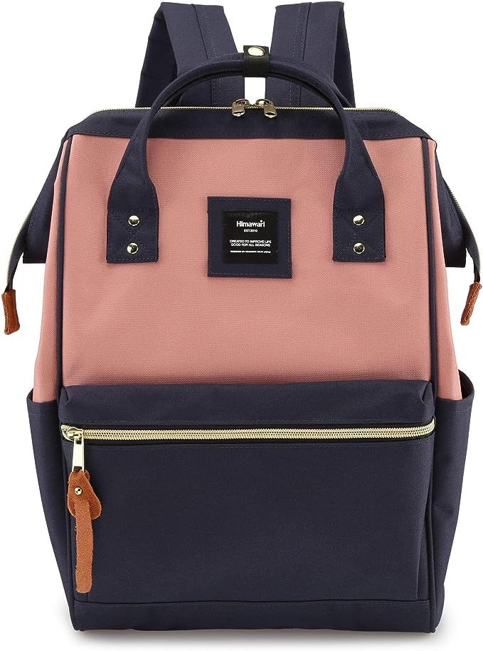 Himawari Laptop Backpack Travel Backpack With USB Charging Port Large Diaper Bag Doctor Bag Schoo... | Amazon (US)