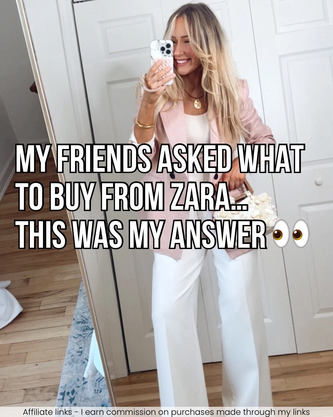Affiliate links - I earn commission on purchases made through my links | Zara outfits 