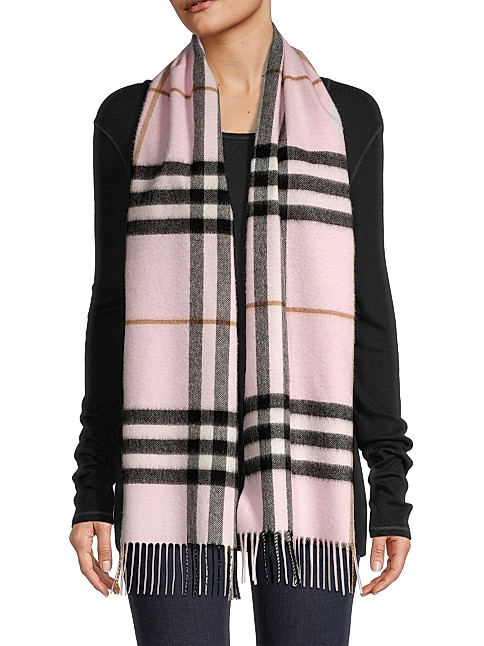 Giant Check Cashmere Scarf | Saks Fifth Avenue