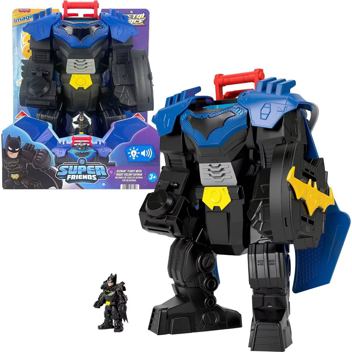 Imaginext Batman Mech Action Figure Playset - 4pk | Target