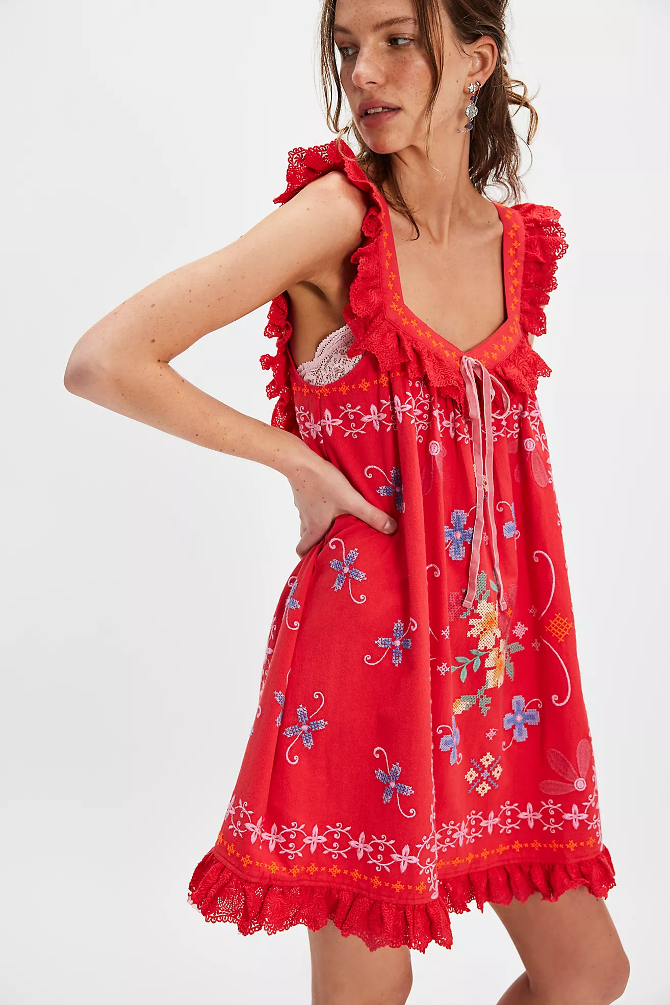 Bali Main Squeeze Mini Dress | Free People (Global - UK&FR Excluded)