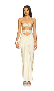 Baobab Giselle Dress in Marble Ivory from Revolve.com | Revolve Clothing (Global)