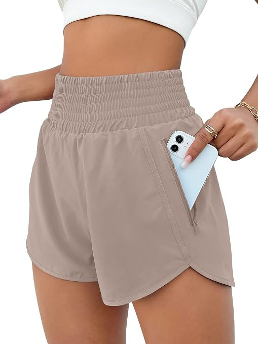 BMJL 2.5" Athletic Shorts for Women Comfy High Waisted Short with Pocket | Amazon (US)