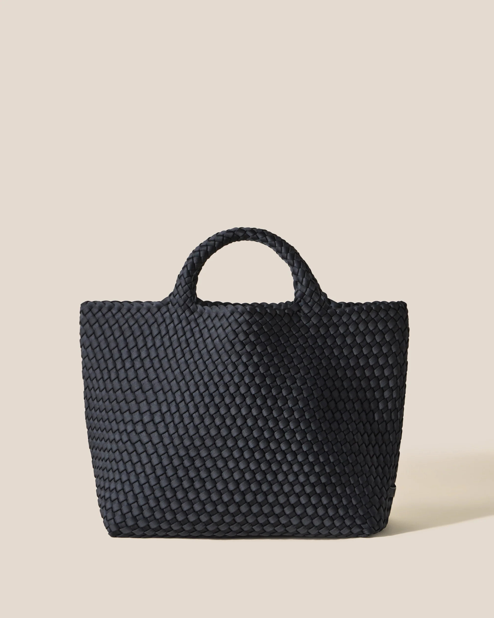 St. Barths Medium Tote | Onyx | Naghedi