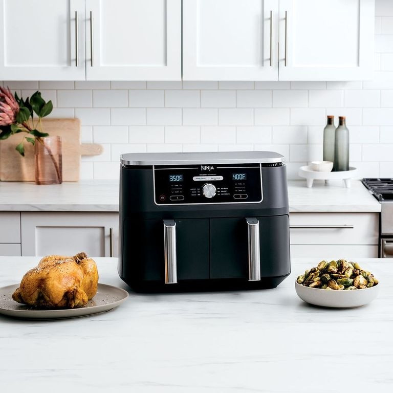 Ninja® Foodi™ XL Dual Zone, 6-in-1 Air Fryer w/ 2 Baskets, Black, 9.5L | Canadian Tire