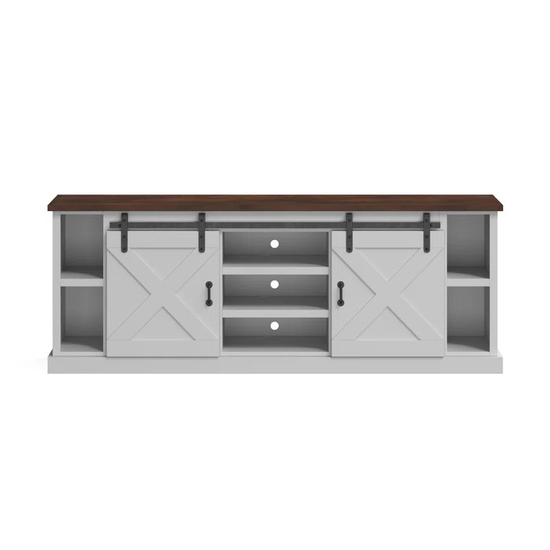 Hungerford 85" No Assembly Required TV Stand, Fits TVs Up To 100" | Wayfair North America