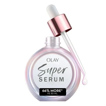 Olay Super Serum - Niacinamide Vitamin C & E Collagen Peptide AHA - 5-in-1 Skin Care Benefits for Face - Healthy Glow Brightening Hydrating Smoothing Firming Evens Tone Anti-Aging 1.7 fl oz | Walmart (US)