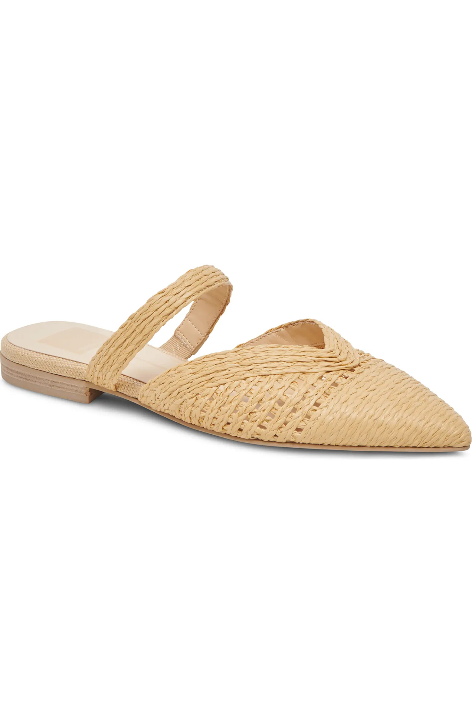 Dolce Vita Kaline Raffia Pointed Toe Mule (Women) | Nordstromrack | Nordstrom Rack