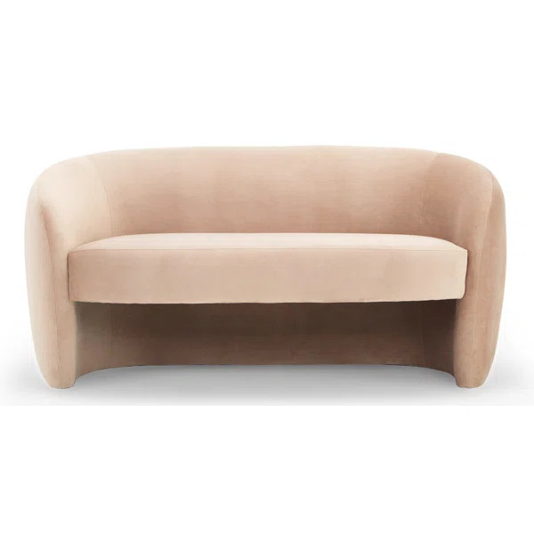 Palmas 60.6'' Flared Arm Curved Loveseat | Wayfair North America