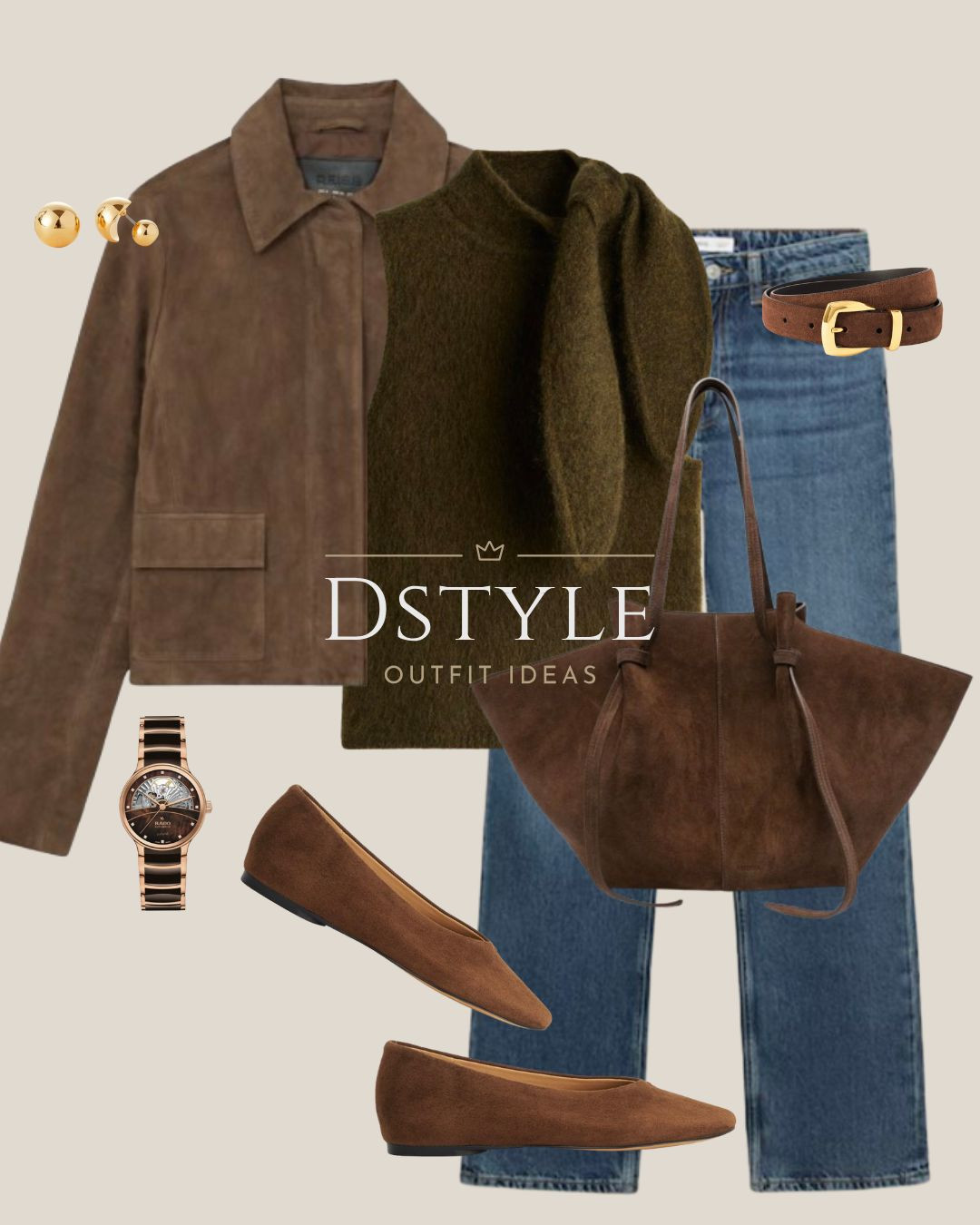 Mixing Brown & Olive Green: The Fall Color Combo You Need 🤎💚

This is my elevated weekend uniform. The key is playing with texture: soft suede, fuzzy knit, and structured denim. This brown leather belt and those delicate gold earrings are the perfect finishing touches.

#suedejacket #fallstyle #autumnoutfit #chunkyknit #brownoutfit #casualchic #denimstyle #outfitinspo 

 

#LTKStyleTip #LTKWorkwear #LTKItBag