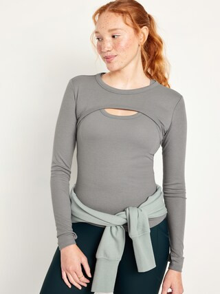 UltraLite Rib-Knit Layering Shrug Top for Women | Old Navy (US)
