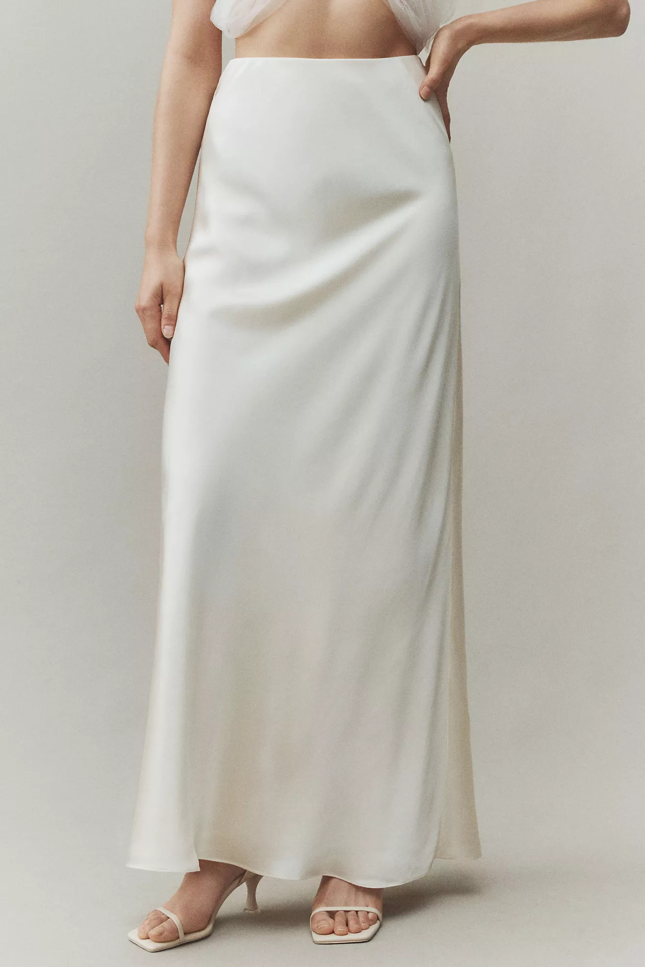 Reformation Bella Silk Slip Skirt | Anthropologie (US)