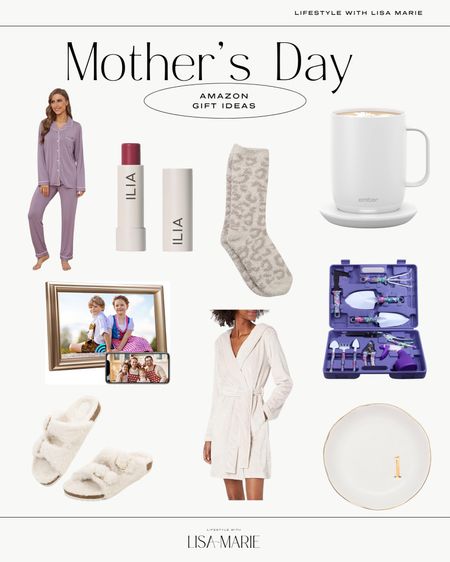 Amazon Mother’s Day gift ideas. Gift ideas for her. Matching pajama set. We love our Ember mug! My favorite slippers and socks. I wear shade ‘lullaby’ in tinted lip balm. We bought my mom that digital frame for Mother’s Day a few years ago and she still loves it. 

#LTKGiftGuide #LTKFindsUnder100 #LTKFindsUnder50