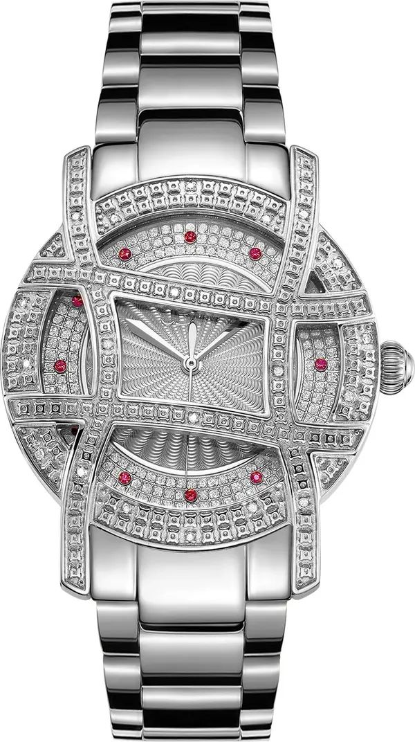 JBW Olympia 10 Year Anniversary Diamond Bracelet Watch, 38mm - 0.20 ctw | Nordstromrack | Nordstrom Rack