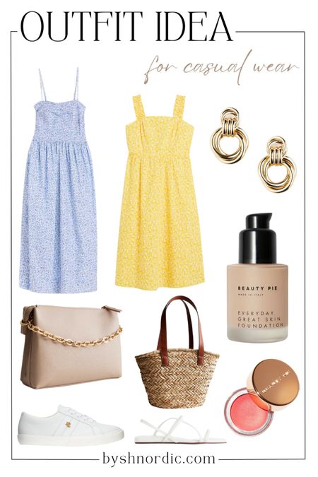 Here's a simple everyday outfit: Stylish dresses, handbags, neutral sandals, white trainers and more!

#casualstyle #ukfashion #outfitinspo #capsulewardrobe

#LTKstyletip #LTKFind #LTKitbag