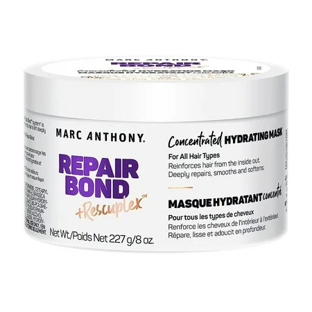 Marc Anthony Repairing Hair Mask Repair Bond +Rescuplex - Strengthens & Maintains Bonds within Hair - Eliminates Frizz Flyaways & Reduce Breakage - Dry & Damaged Hair Professional Treatment C32 | Walmart (US)