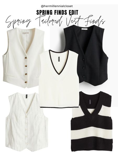 H&M TAILORED VESTS FINDS- 2024 FASHION TRENDS EDIT

#LTKSeasonal #LTKstyletip #LTKworkwear