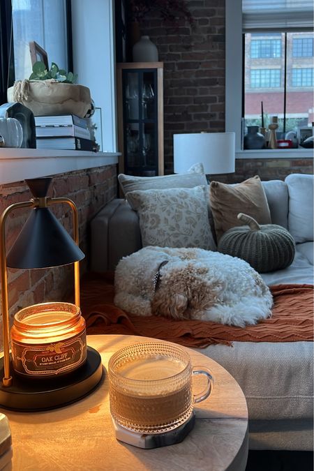 Cozy fall vibes with my Amazon candle warmer, pretty coffee glasses and fall decor 

#LTKhome