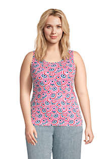 Women's Plus Size Cotton Tank Top | Lands' End (US)