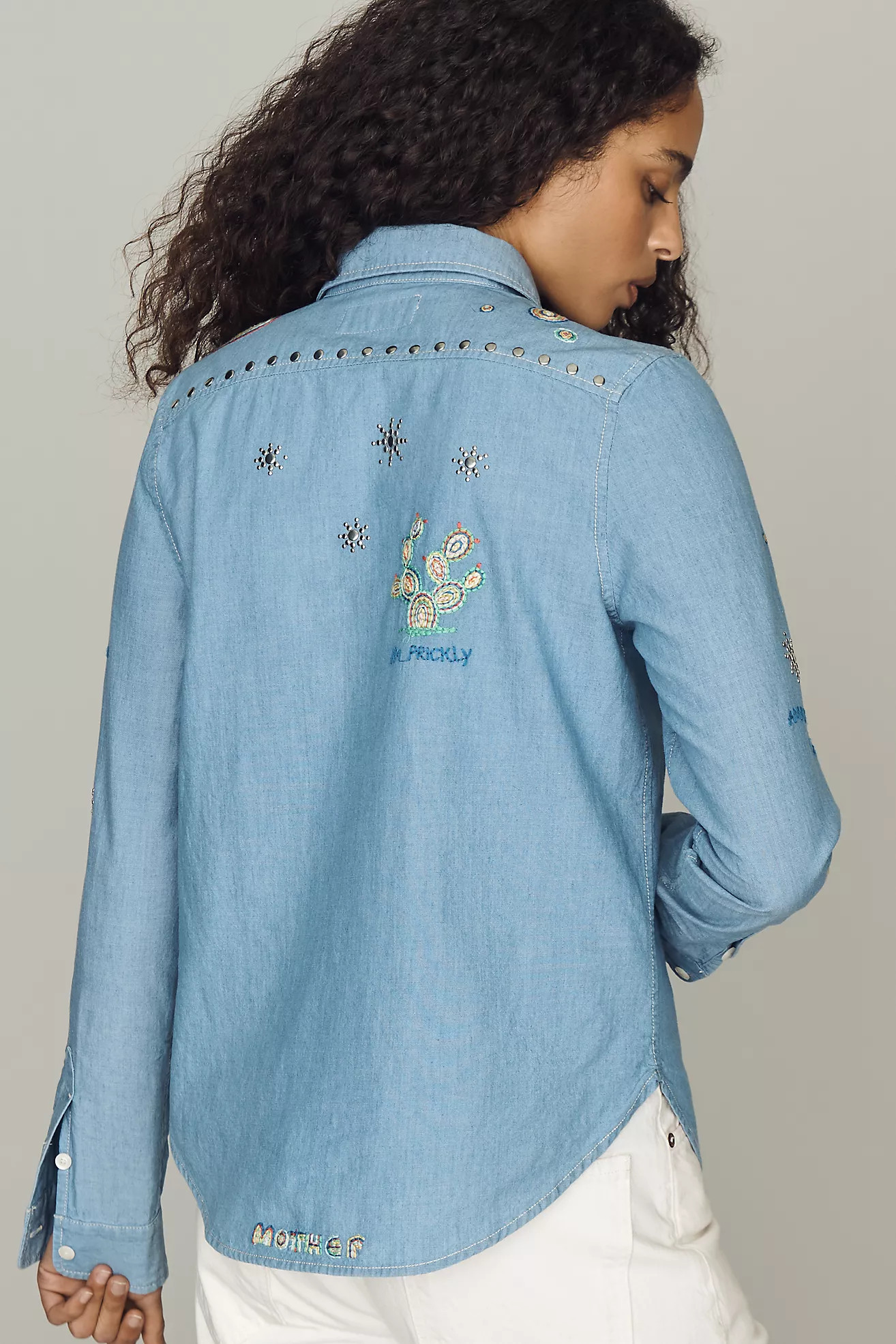 MOTHER Foxy Boxy Buttondown Shirt | Anthropologie (US)