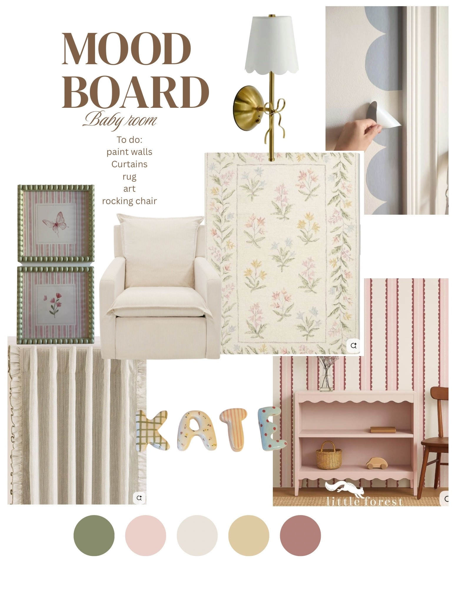 We are having a baby girl!! Here is our mood board for the nursery  

#LTKHome #LTKBaby #LTKKids