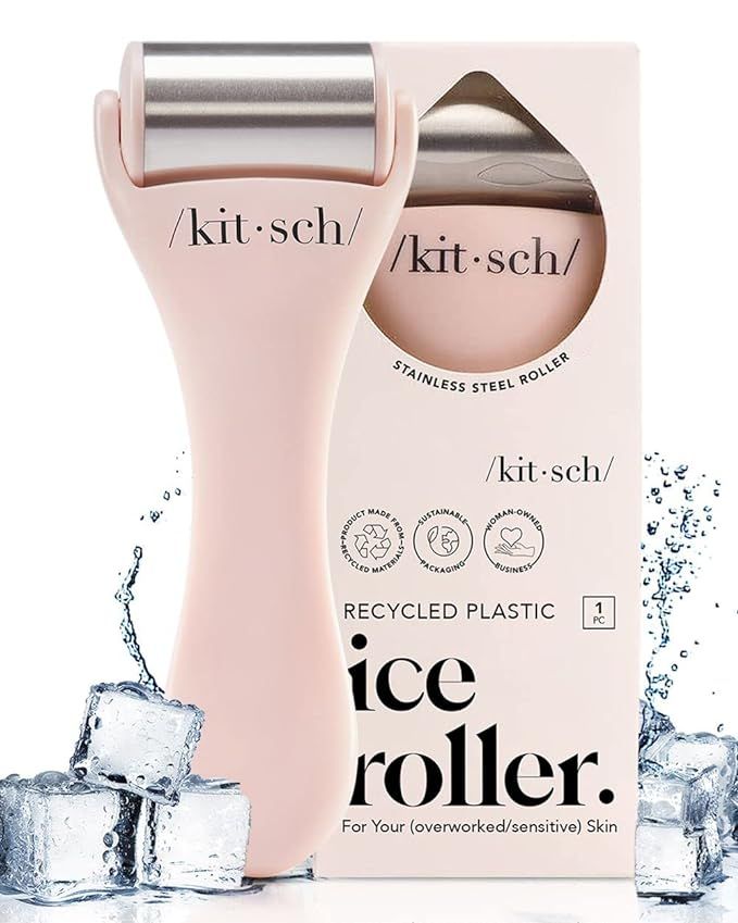 Kitsch Ice Roller for Face & Eye Puffiness, Cold Skin Care for Facial Lymphatic Drainage, Dark Ci... | Amazon (US)