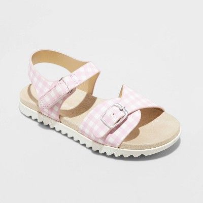 Toddler Girls' Shaelyn Footbed Sandals - Cat & Jack™ Pink 11 : Target | Target