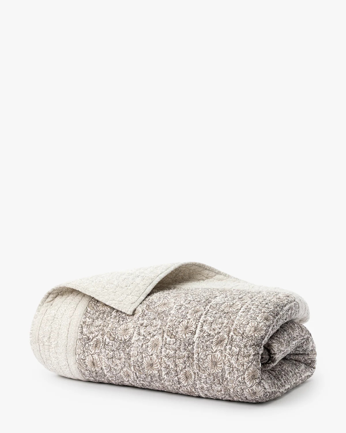 Floral Block Print Quilt | McGee & Co. (US)