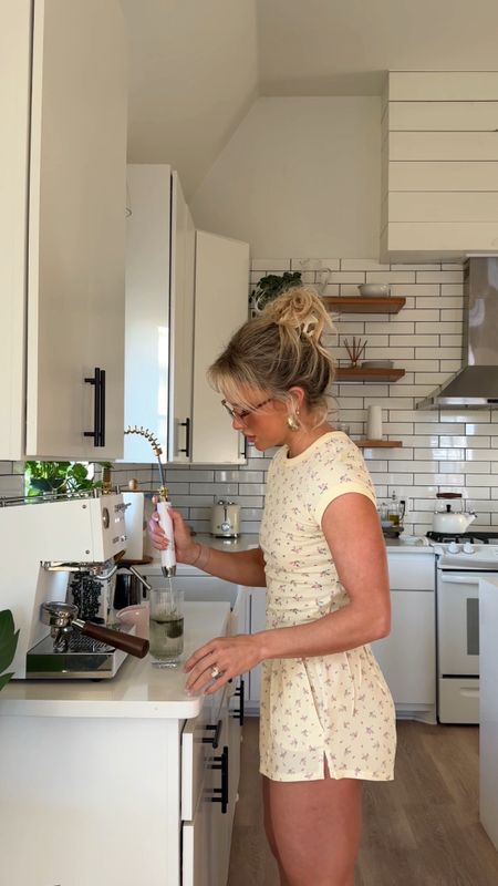 Cute floral pjs & espresso machine! We had the breville before this it’s more affordable & we loved it, but Jo makes coffee multiple times a day & was ready for a more coffee shop grade machine! We love this one! 

#LTKVideo #LTKU #LTKhome