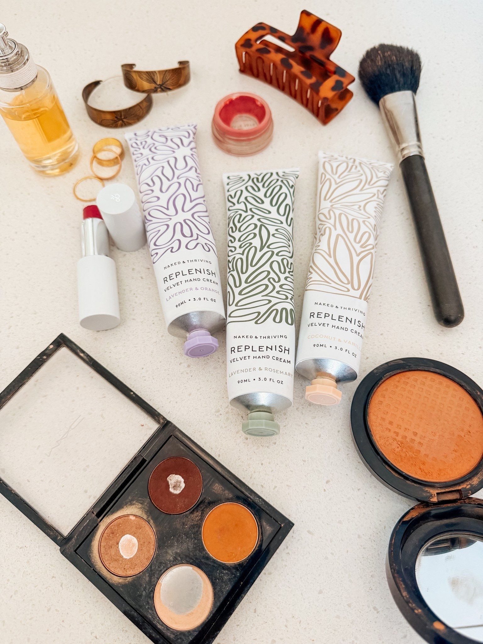 A little luxury you'll actually use every single day
I keep these REPLENISH velvet hand creams from Naked & Thriving everywhere…my purse, my car, my “spend the day at the ballpark” bag. They’re  lightweight, super moisturizing, and smell like a mini spa moment on the go
Available in full + travel sizes (perfect for tossing in every bag)
Clean, plant-based, cruelty-free ingredients
Such an easy way to add a touch of everyday luxury 

#Itkbeauty #Itkfinds #everydayluxury #cleanbeautyfinds

#LTKgrwm #LTKOver40 #LTKdayinmylife